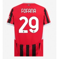 Camiseta AC Milan Youssouf Fofana #29 Primera Equipación Replica 2024-25 mangas cortas